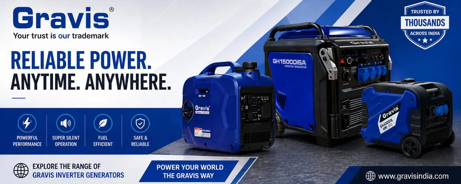 Silent Portable Inverter Generator